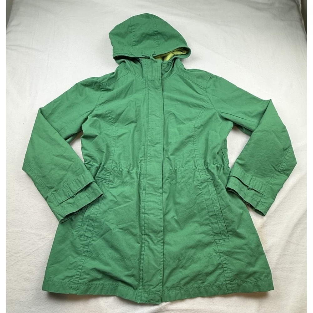 Eddie Bauer Womens L Green Utility Parka Jacket